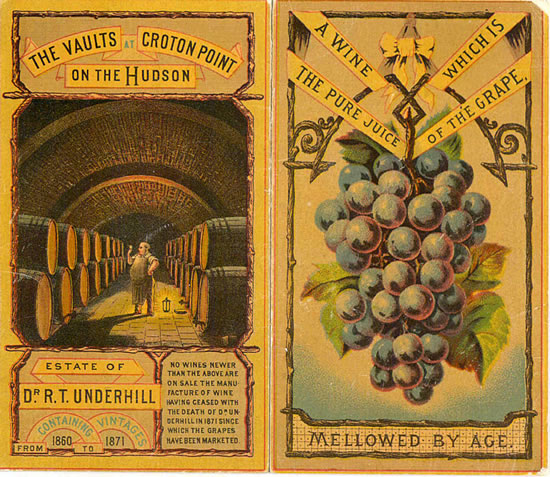 Underhill Wine Vaults Interior, Croton Point