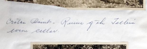 Ruins of the Underhill Wine Cellars