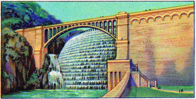 New Croton Dam Cigarette Card (2)