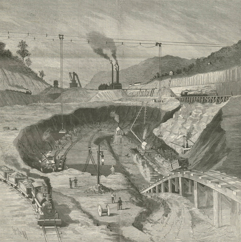 New Croton Dam Construction, 1896