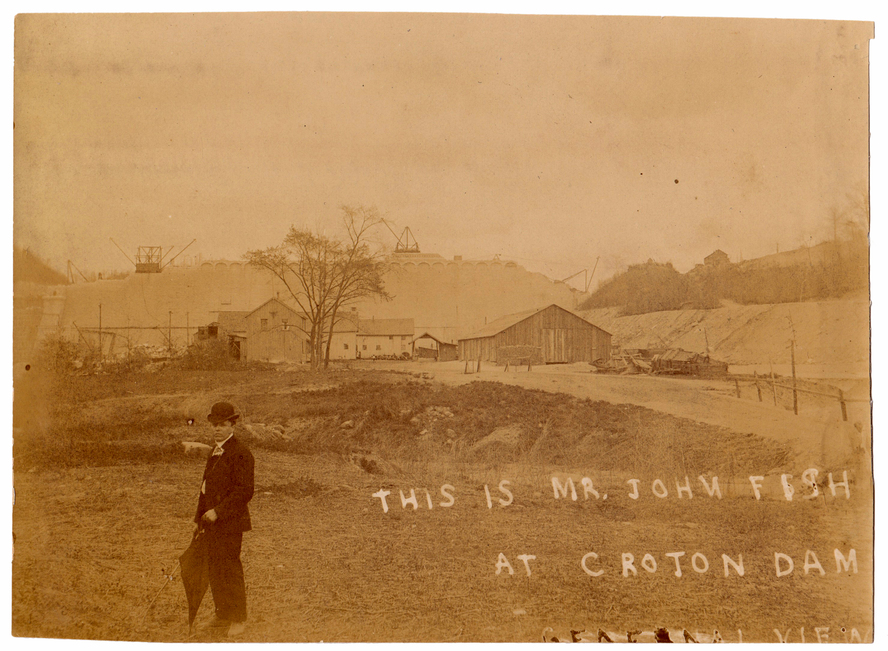 New Croton Dam Construction, circa 1902