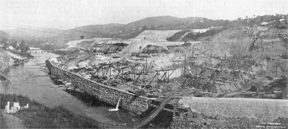 New Croton Dam Construction Plan, 1898