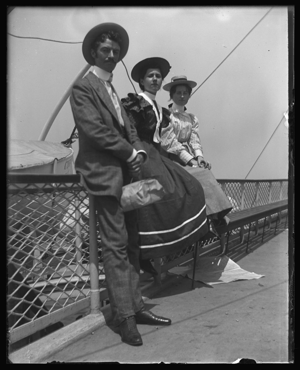 People on a boat to Croton Point