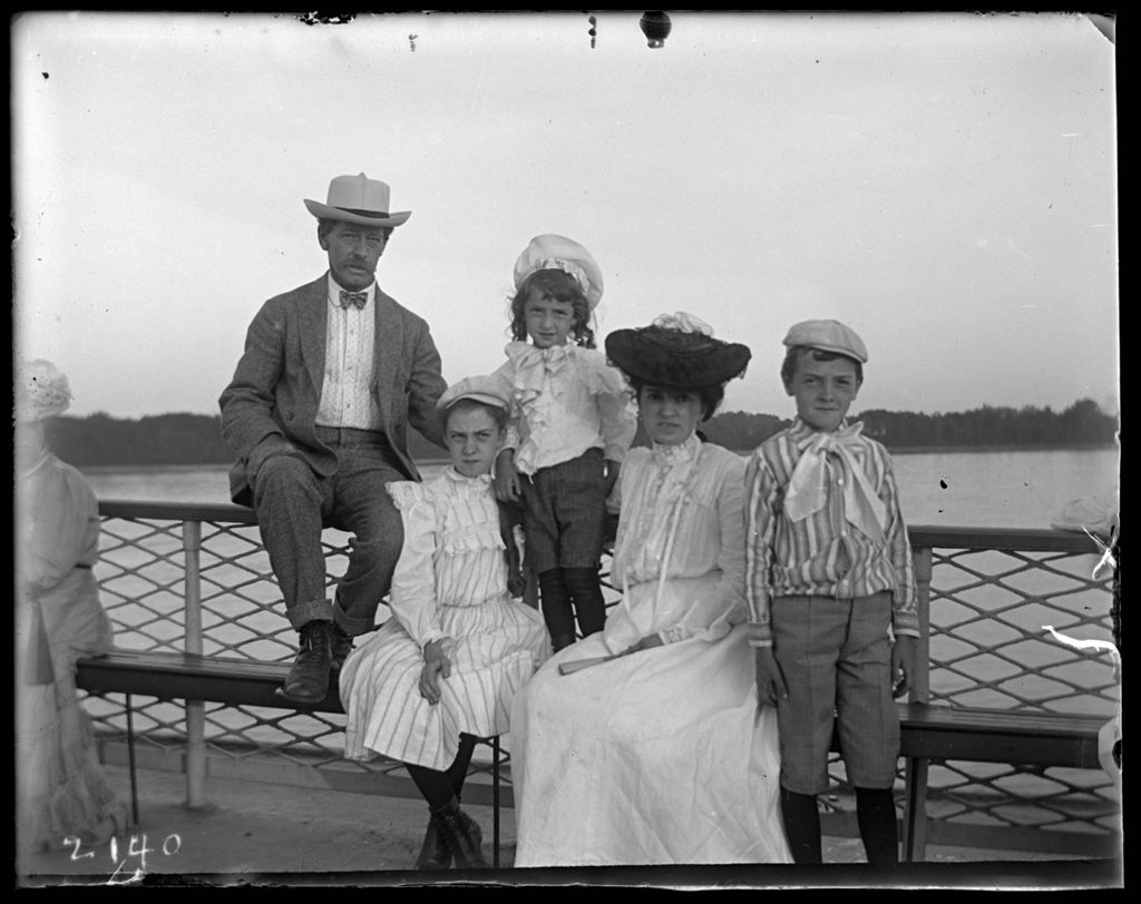 Family on a Boat at Croton Point