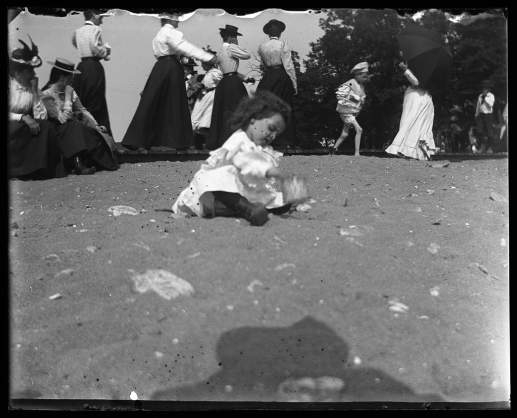Croton Point 1898 Toddler on Sand