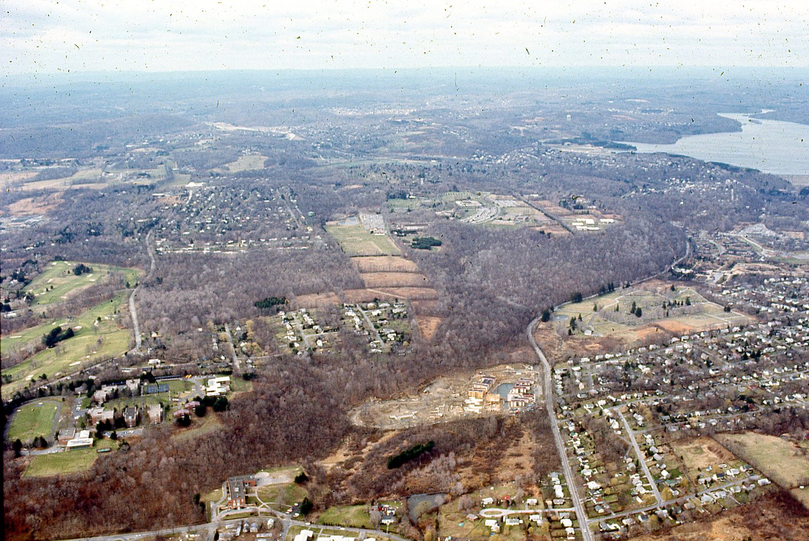 Aerial View of Croton Reservoir Area