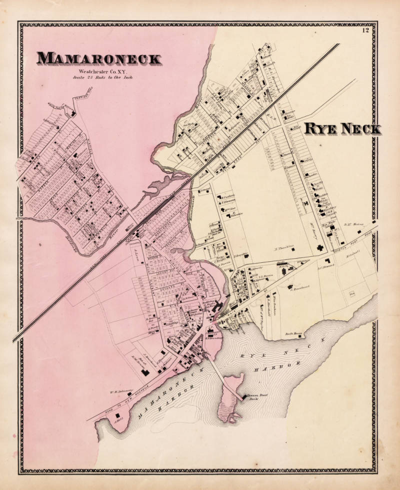 1867 Atlas - Mamaroneck, Westchester Co., NY