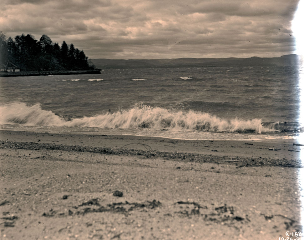 Croton Point Beach Waves 1923