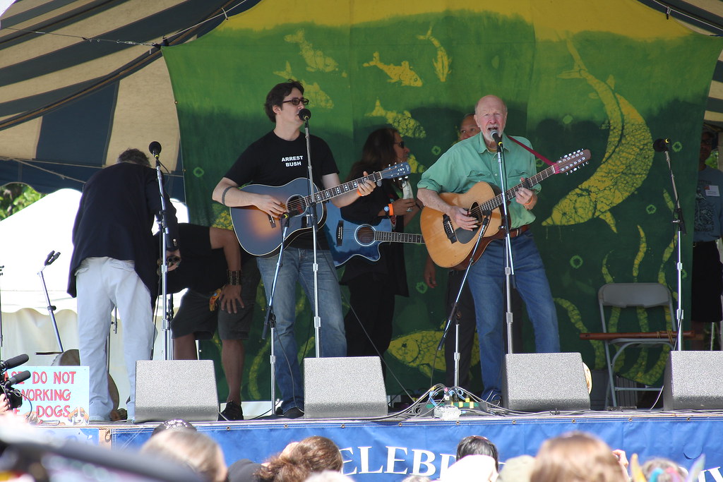 Pete Seeger and Tao Rodriguez-Seeger