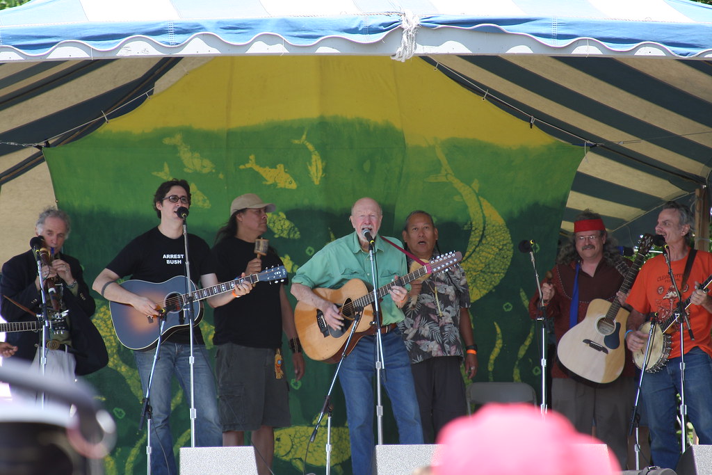 Pete Seeger and Tao Rodriguez-Seeger