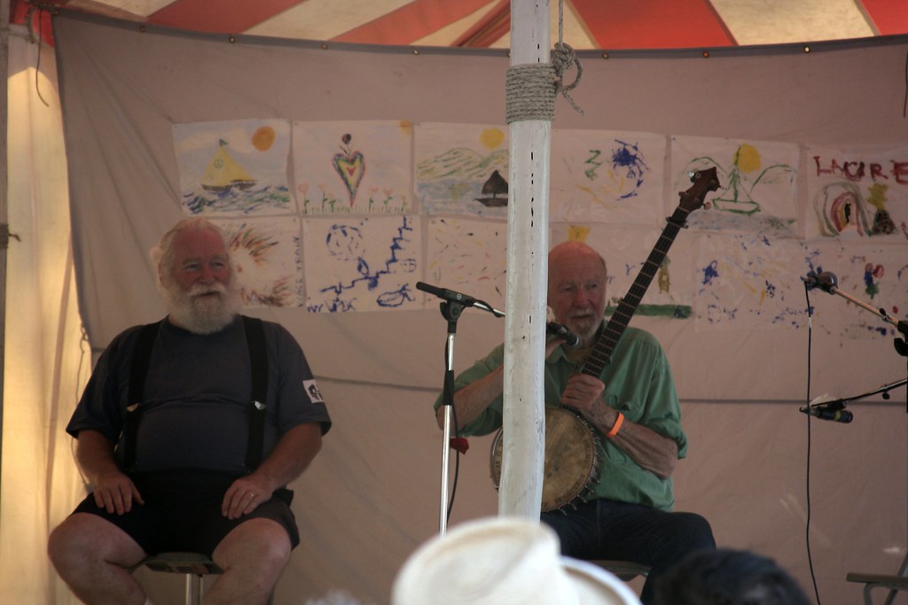 Pete Seeger with Marc Chartov