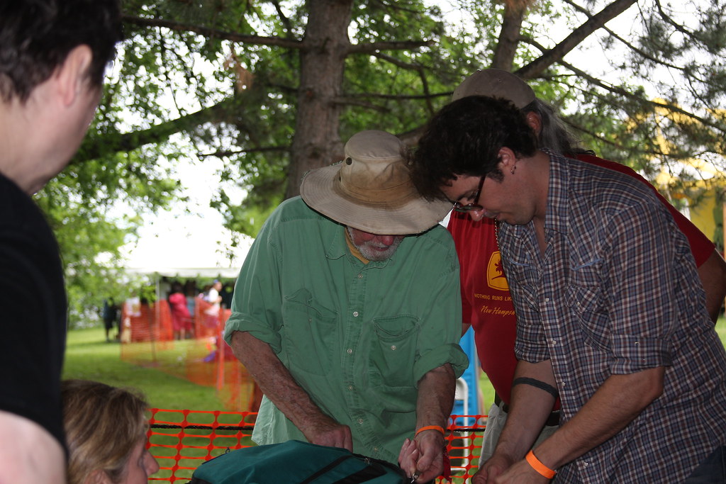 Pete Seeger and Grandson Tao