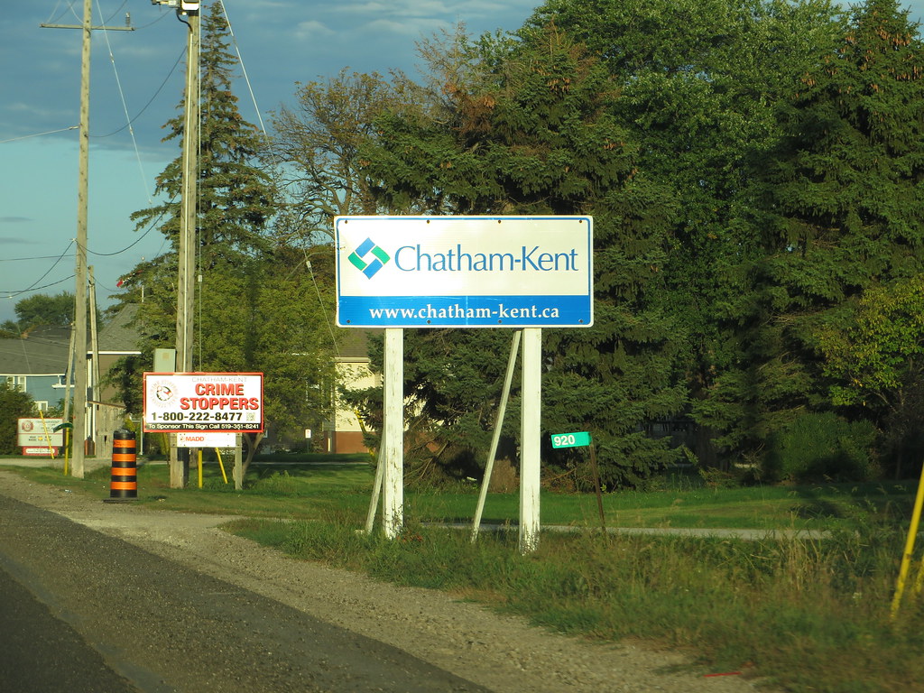 Entering Chatham-Kent, Ontario