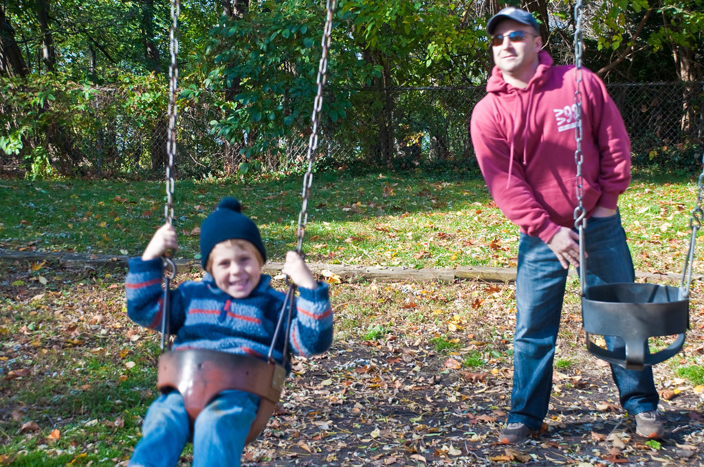 Sam and Andrew, Dobb's Ferry, New York, 7 Nov. 2009