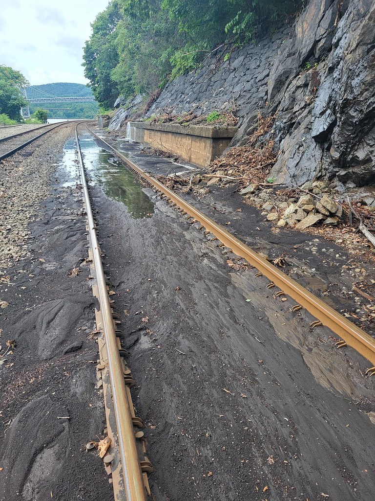 Metro-North Railroad Storm Conditions on the Hudson Line