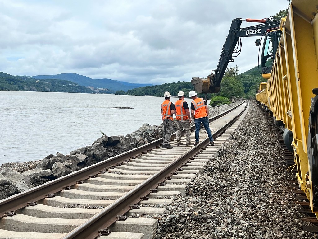 Metro-North Railroad Storm Conditions on the Hudson Line