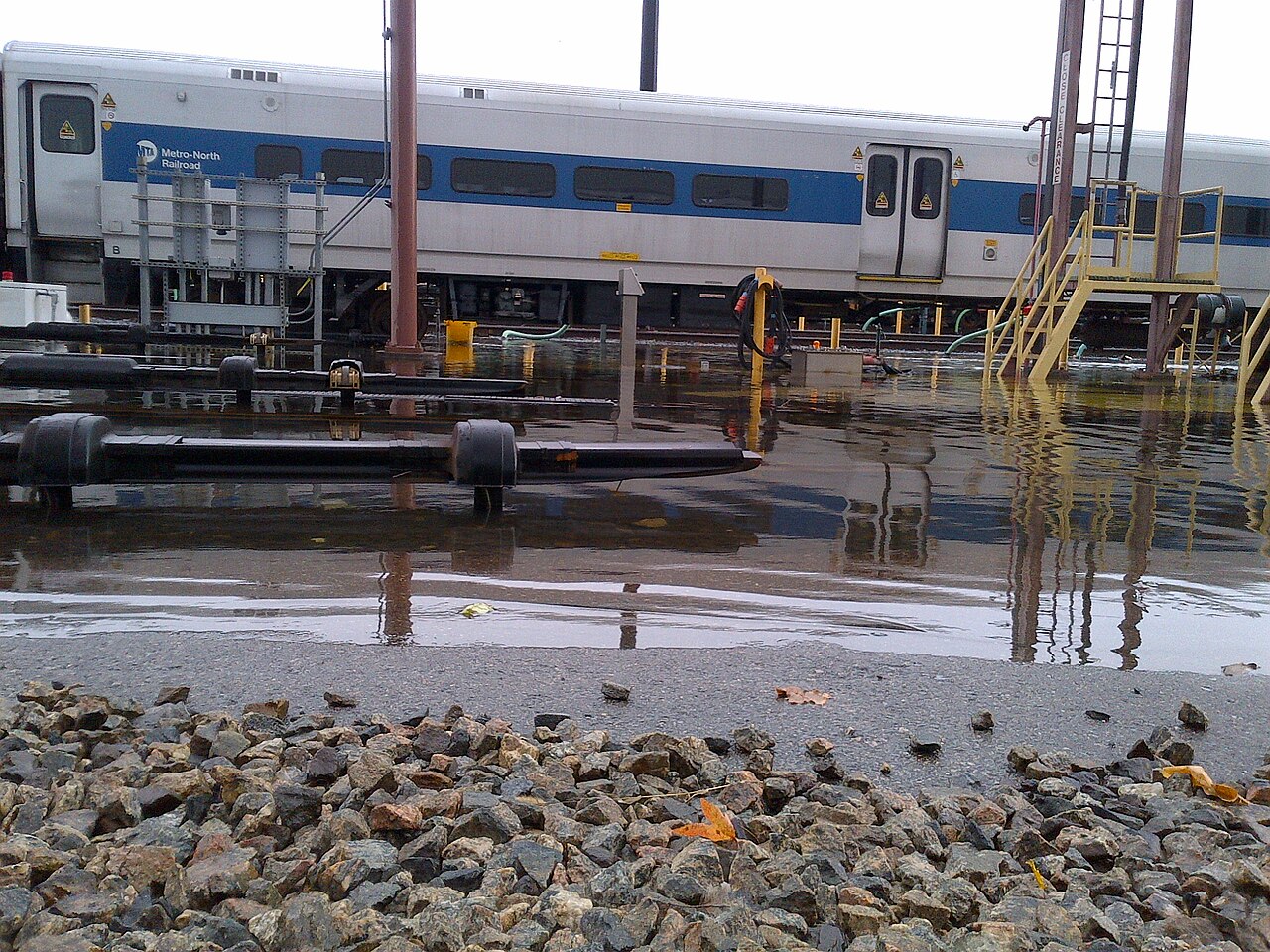 Bridge and South Yard at Harmon (8142171917).jpg