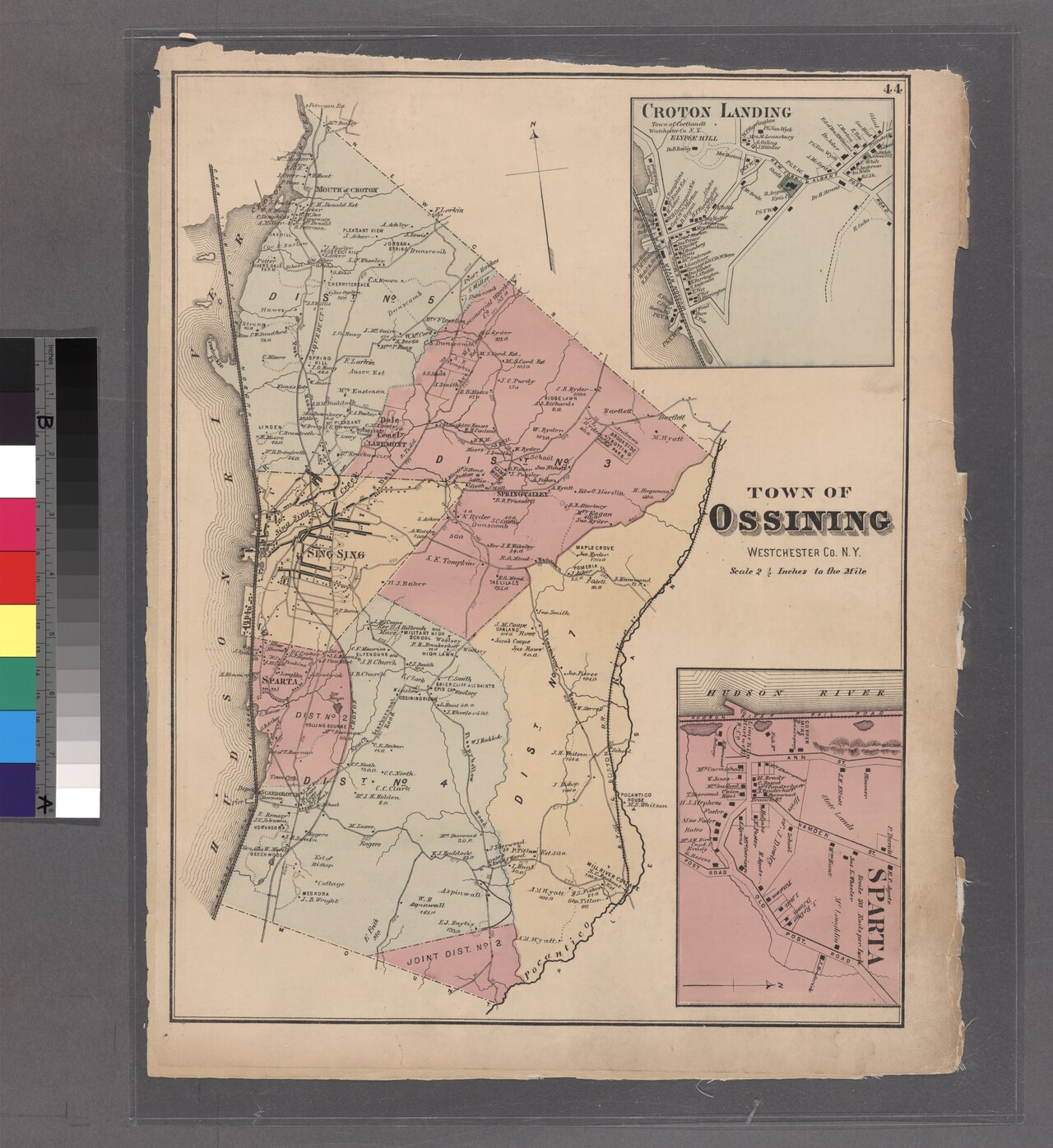Plate 44- Town of Ossining, Westchester Co. N.Y. NYPL1517314.tiff