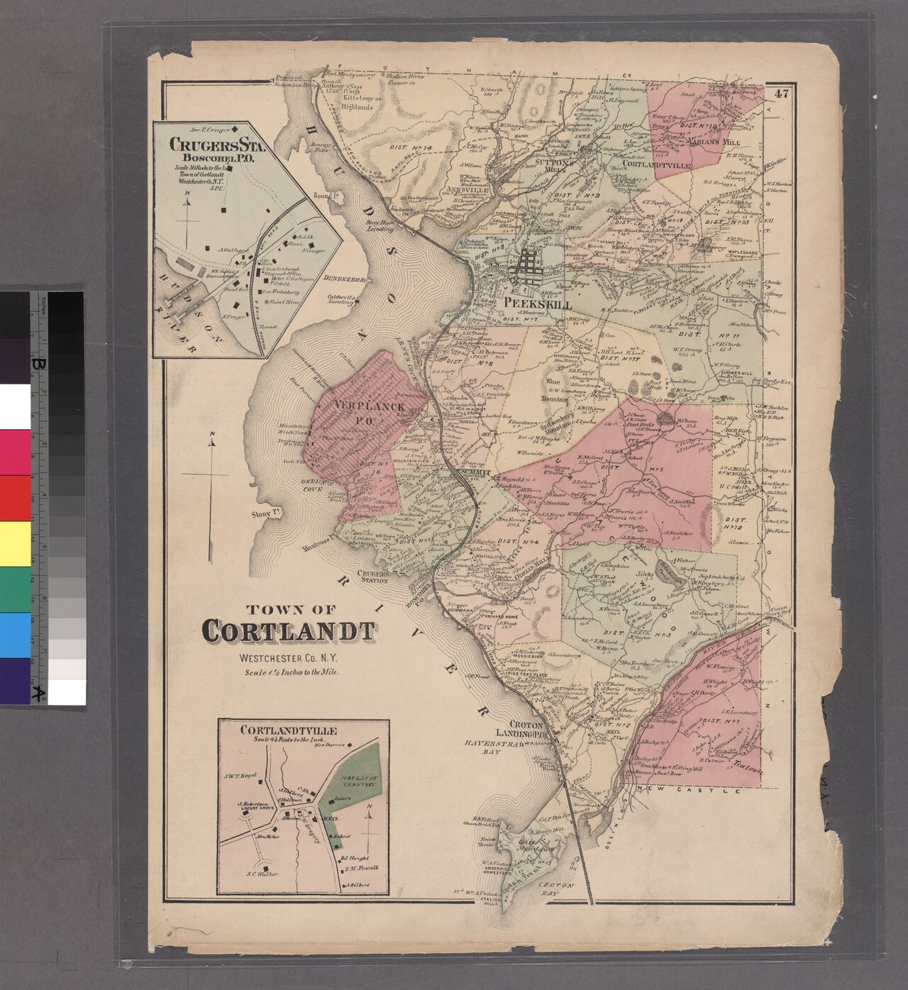 Plate 47- Town of Cortlandt, Westchester Co. N.Y. NYPL1517316.tiff