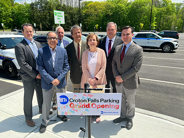 Grand Opening of Customer Parking Lot at Metro-North Croton Falls Station