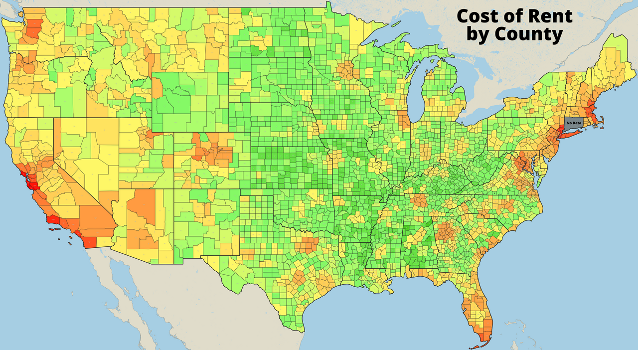 Cost of rent by County.webp
