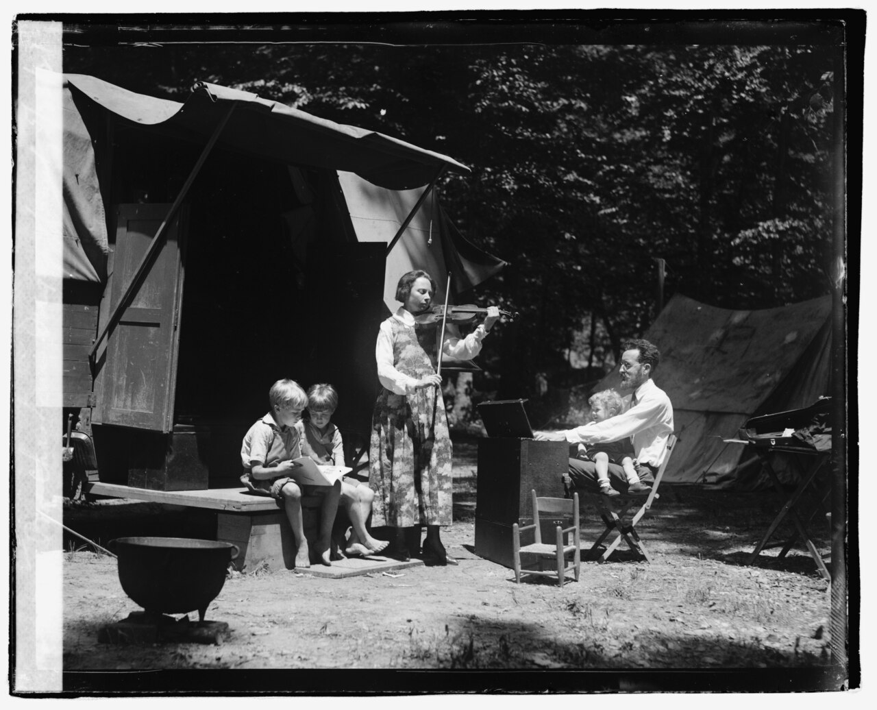 Prof. Chas. Louis Seeger & family, 5-23-21 LOC npcc.04252.tif